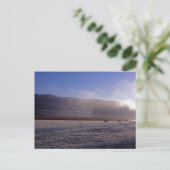 寒い冬の朝エストワイトウォーターイングランド ポストカード (スタンド正面)