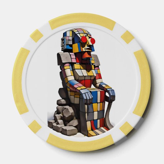 寒い夏 ポーカーチップ (裏面)