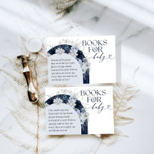 寒い外の冬のフローラ鹿の赤ちゃんシャワーブック