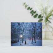 寒い夜の暖かいキス ポストカード (スタンド正面)