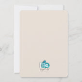 寒い天気のドレスコード招待状 招待状 (裏面)