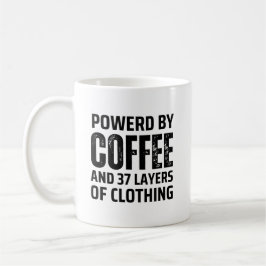 寒い天気ビーズマグ、コーヒーと天気 コーヒーマグカップ