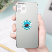 寒い天気 巨大な冬のユーモア シール (スマートフォン)