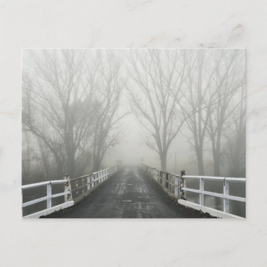 寒い季節には、マレー渓谷が頻繁に存在する ポストカード (正面)