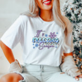 寒い季節の冬のTシャツ Tシャツ