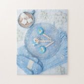 寒い日にホットチョコレート ジグソーパズル (縦)