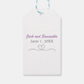 寒い結婚式の引き出物ラベル ギフトタグ (裏面)