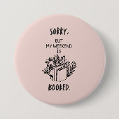 寒い読書虫 缶バッジ (正面)