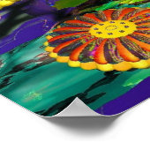 寒い雑草 ポスター (角)