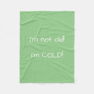 寒い！ フリースブランケット