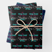 寒おもしろい気冬季ハイキング引用文 ラッピングペーパーシート (インサイチュ)