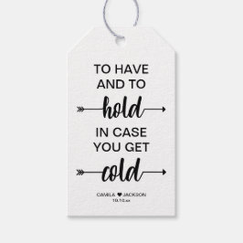 寒くなった時に持ち堪える ギフトタグ