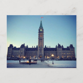 寒く鮮明な日の議会 シーズンポストカード