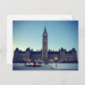 寒く鮮明な日の議会 シーズンポストカード (正面/裏面)