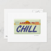 寒さに耐える ポストカード (正面/裏面)