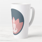 寒さに集中する カフェラテマグ (右アングル)