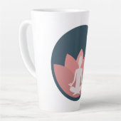 寒さに集中する カフェラテマグ (左アングル)