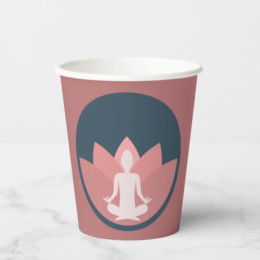 寒さに集中する 紙コップ (正面)