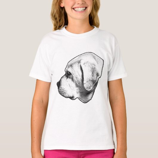 寒さの中の散歩と笑顔 Tシャツ (正面)