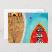 寒さ、1929年Wassily Kandinsky ポストカード (正面/裏面)