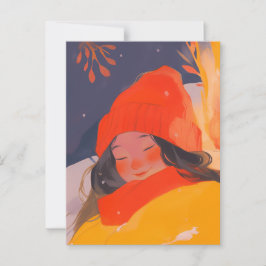 寒冬 ポストカード