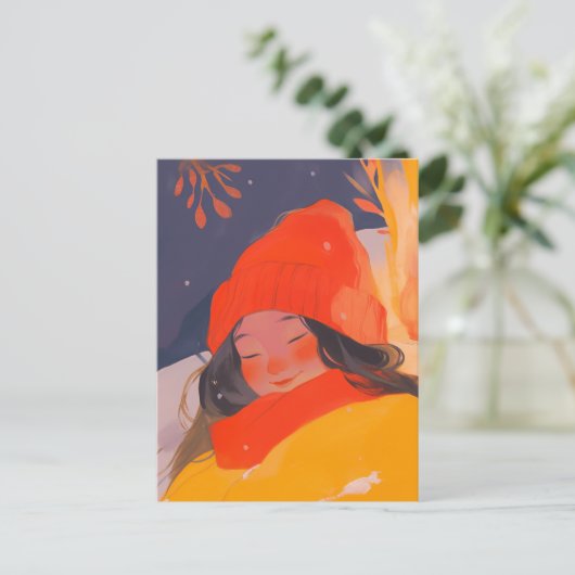 寒冬 ポストカード (スタンド正面)