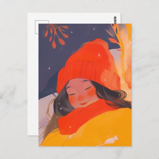 寒冬 ポストカード (正面/裏面)