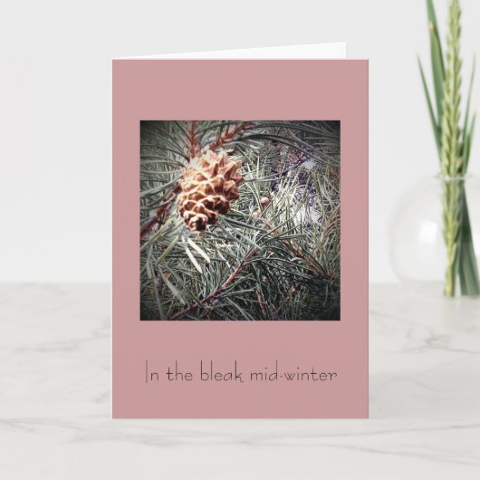 寒冷な真冬 シーズンカード (正面)