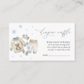 寒冷外冬服おむつラッフル エンクロージャーカード (正面)