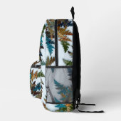 寒冷寒冷地 プリントバックパック (右)