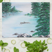 寒山 キッチンタオル (折り畳み)