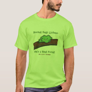 寒帯のフェルトの地衣: 実質の菌類のTシャツ Tシャツ