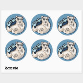 寒帯熊 ラウンドシール (シート)