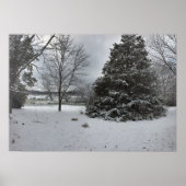 寒雪の冬の日のポスター ポスター (正面)