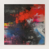 寓意カラフル抽象芸術芸術 ジグソーパズル (横)