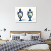 寓意的なサ飾ーヴェスのペア キャンバスプリント (インサイチュ (寝室))