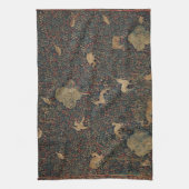 寓意的なミルフルール動物とのタペストリー キッチンタオル (縦)