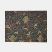 寓意的なミルフルール動物とのタペストリー ドアマット (正面)