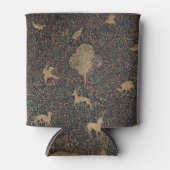 寓意的なミルフルール動物とのタペストリー 缶クーラー (正面)