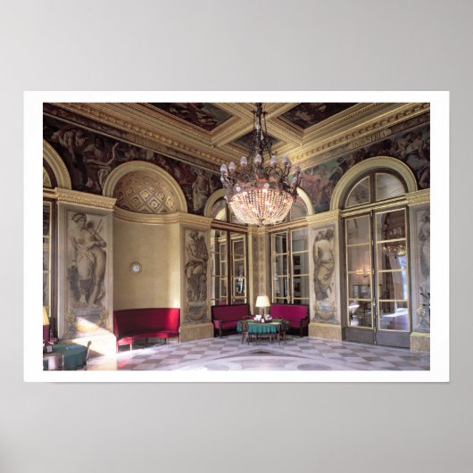 寓意的な描写とアンテクバーのビュー ポスター (正面)