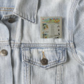 寓話からの蝉そして蟻 缶バッジ (インサイチュ)
