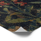 寓話「ミルフルール」タペストリーと動物 ポスター (角)