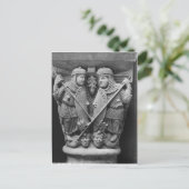 寛大さと慈善が二つの悪徳を突き刺す ポストカード (スタンド正面)