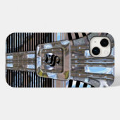 寛大なアールデコモノグラム Case-Mate iPhoneケース (裏面 (横))