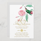 寛大なミントピンクハミングバードフローラつる植物花 (正面/裏面)