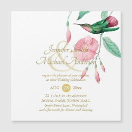 寛大なミントピンクハミングバードフローラつる植物花