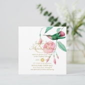 寛大なミントピンクハミングバードフローラつる植物花 (スタンド正面)