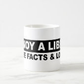 寛大な使用事実および論理を悩まして下さい コーヒーマグカップ (中央)