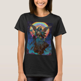 寛大な影 サンタ・ムエルテ Tシャツ