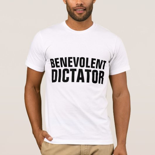 寛大な独裁者Tシャツ Tシャツ (正面)